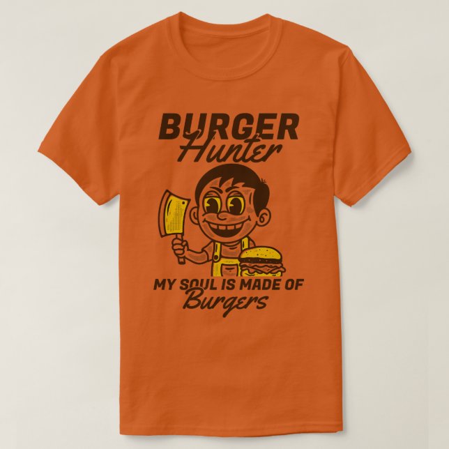 Camiseta Burger Hunter (Frente do Design)