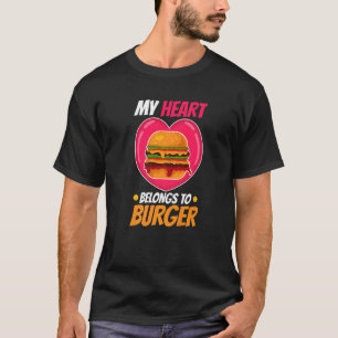 Camiseta Burger Patties Buns Pão Delicioso Carne De Bovino