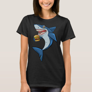 Camiseta Burger Sharks Adoram Animal Mens Outfit