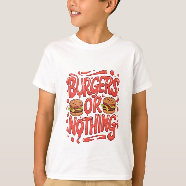 Camiseta Burgers ou Nada (Frente)