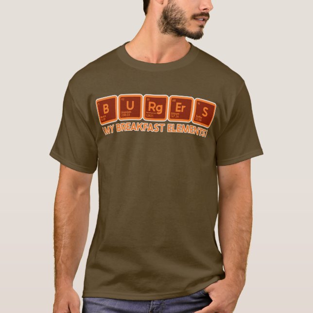Camiseta Burgers periódicos (Frente)