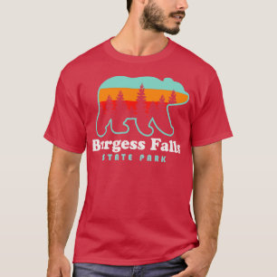 Camiseta Burgess Falls State Park Fazendo Hiking No Urso Do