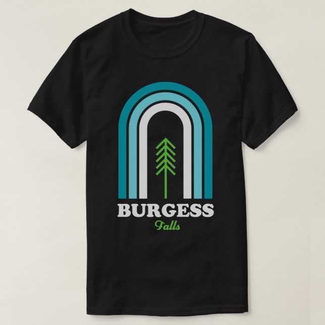 Camiseta Burgess Falls State Park Fazendo Hiking No Urso Do (Frente do Design)