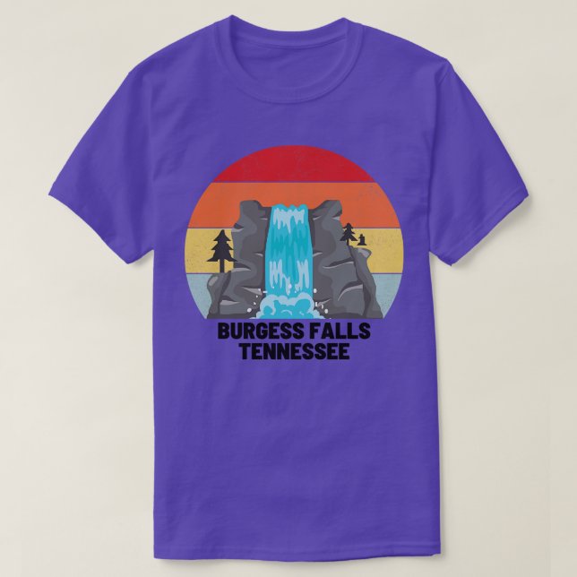 Camiseta Burgess Falls Tennessee 16 (Frente do Design)