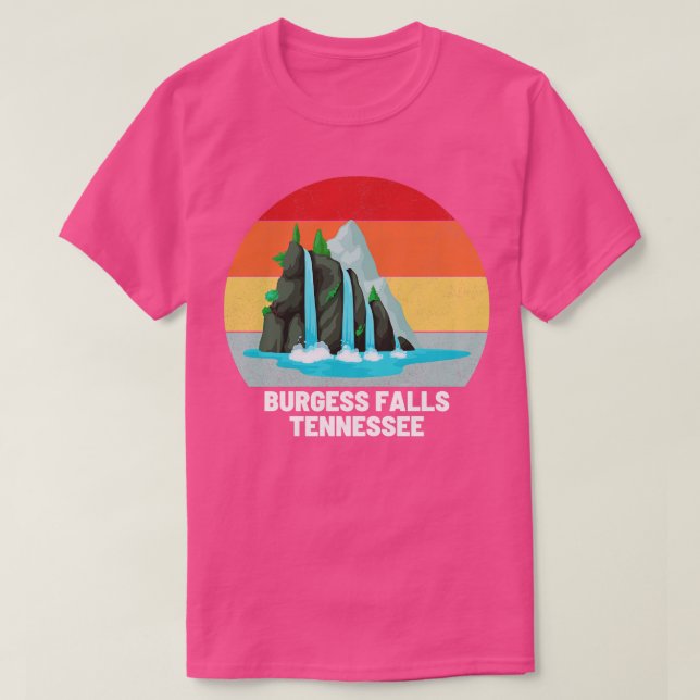 Camiseta Burgess Falls Tennessee 8 (Frente do Design)
