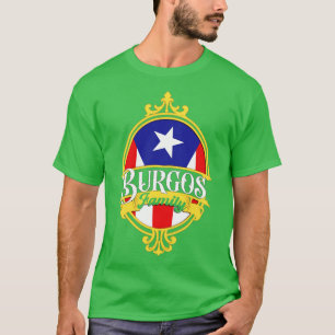 Camiseta Burgos Família Porto Rico Bandeira