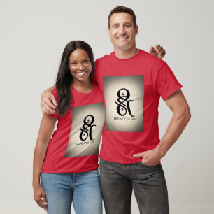 Camiseta "Burgundy Bliss: T-Shirts da Maroon Casal"