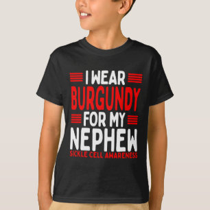 Camiseta Burgundy Ribbon Tia Tio Células Falsiformes N