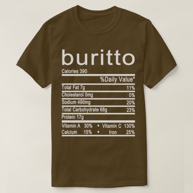 Camiseta buritto (Frente do Design)