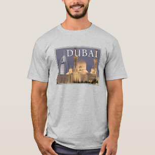 Camiseta Burj al Arab Mesquita ao Pôr do Sol Dubai