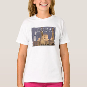 Camiseta Burj al Arab Mesquita ao Pôr do Sol Dubai