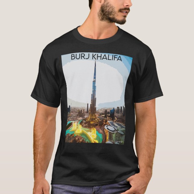 Camiseta Burj Khalifa Classic T-Shirt (Frente)