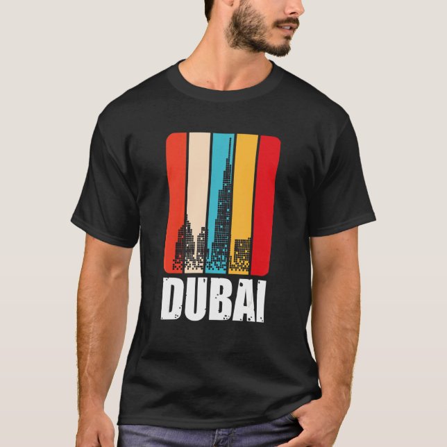 Camiseta Burj Khalifa Do Dubai Nos Emirados Árabes Unidos (Frente)