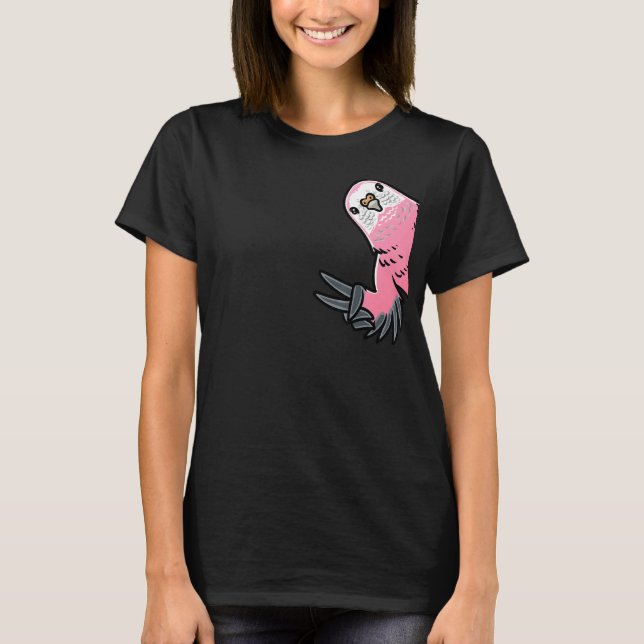 Camiseta Burke: Parrot Bird Lover Parakeet (Frente)