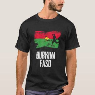 Camiseta Burkina Faso Flag Jersey Burquês Soccer Team Bur