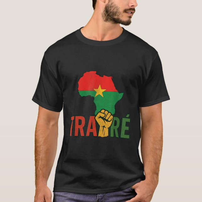 Camiseta Burkina Faso-ibrahim Traoré _ Thomas Sankara (Frente)