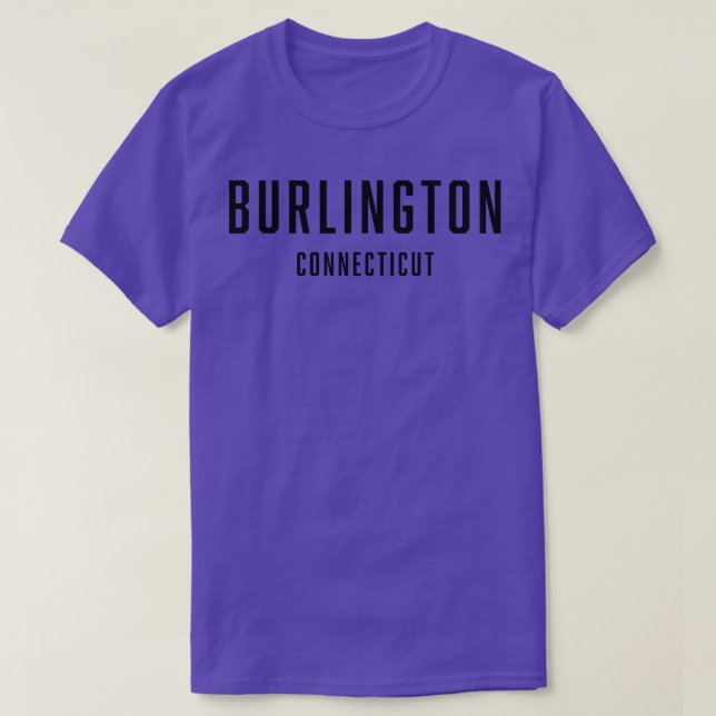 Camiseta Burlington Connecticut TSirt (Frente do Design)