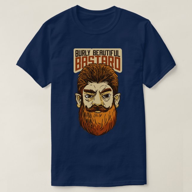 Camiseta Burly BeauLinda Bastard (Frente do Design)