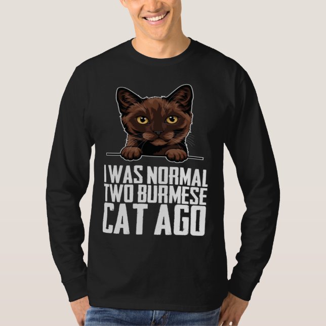 Camiseta Burmese  Burmese cat  Burmese mother (Frente)