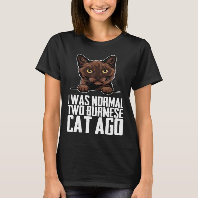 Camiseta Burmese  Burmese cat  Burmese mother (Frente)