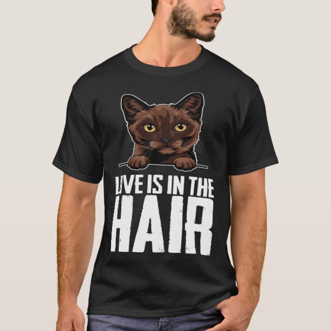 Camiseta Burmese cat  Burmese dad  Burmese  1 (Frente)