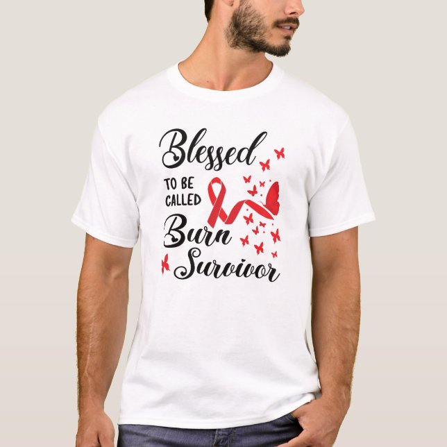Camiseta Burn Survivor Gifts | Acidente De Queimação De Vít (Frente)