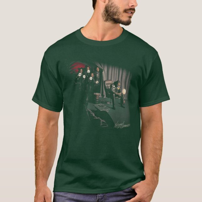 Camiseta Burna Boy Sem Sinal de Fraqueza amigos retro (Frente)