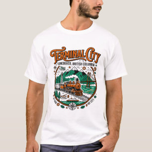 Camiseta Burnaby Colúmbia Britânica Canadá Horizonte Montan