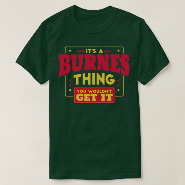 Camiseta Burnes (Frente do Design)