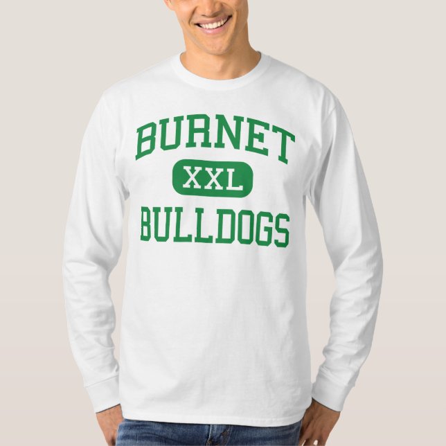 Camiseta Burnet - buldogues - segundo grau - Burnet Texas (Frente)