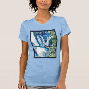 Camiseta Burney Falls, Poster CA