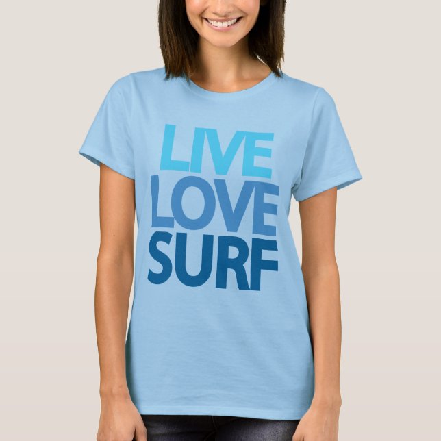 Camiseta Burnout do Surf Live Love (Frente)