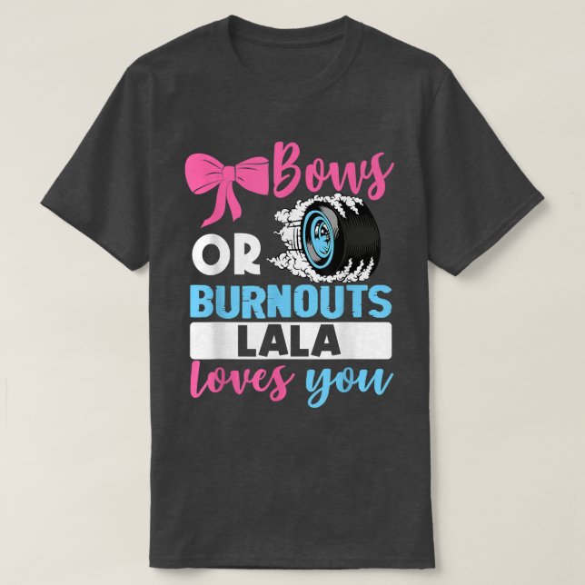 Camiseta Burnouts ou Arcos Lala te ama Parte da Revenda de  (Frente do Design)