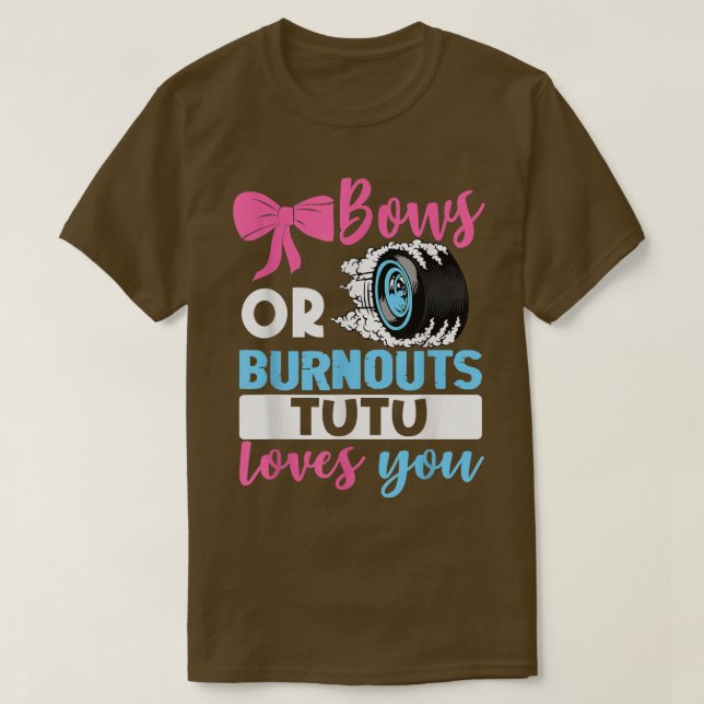 Camiseta Burnouts ou Arcos que Tutu ama você Parte de Revis (Frente do Design)