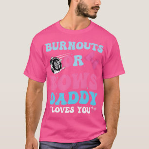 Camiseta Burnouts ou Arcos Sexo Festa de Revelação do Bebê