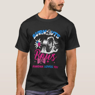 Camiseta Burnouts ou Arcos Sexo Revelar Festa do Bebê Anunc