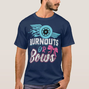 Camiseta Burnouts ou Arcos Sexo Revelar Festa do Bebê Anunc