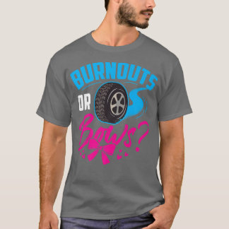 Camiseta Burnouts ou Arcos Sexo Revelar Festa do Bebê Anunc