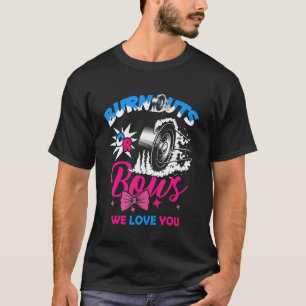 Camiseta Burnouts ou Arcos Sexo Revelar Festa do Bebê Anunc