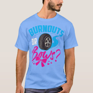Camiseta Burnouts ou Arcos Sexo Revelar Festa do Bebê Anunc