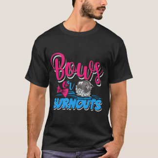 Camiseta Burnouts ou Arcos Sexo Revelar Festa do Bebê Anunc