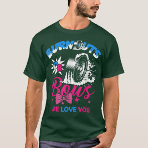 Camiseta Burnouts ou Arcos Sexo Revelar Festa do Bebê Anunc