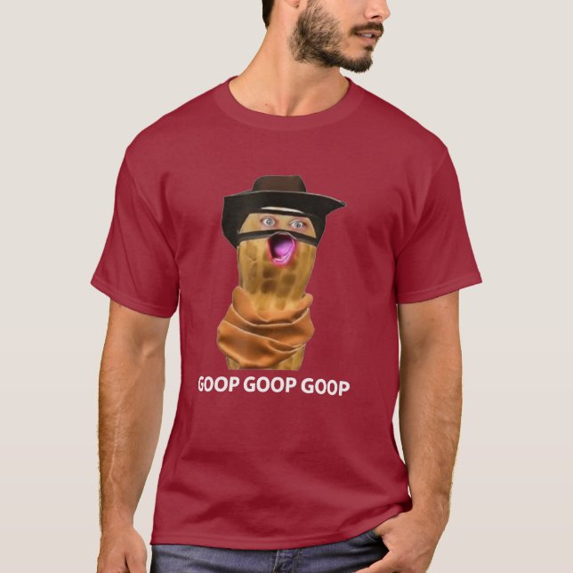 camiseta burnt peanut goop bungulator tee, burnt p (Frente)