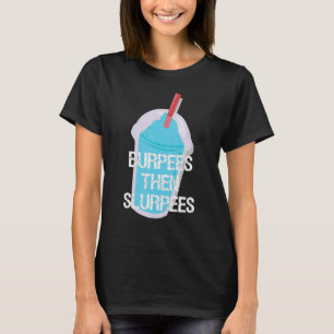 Camiseta Burpees E, Em Seguida, Malhação De Workout De Gym