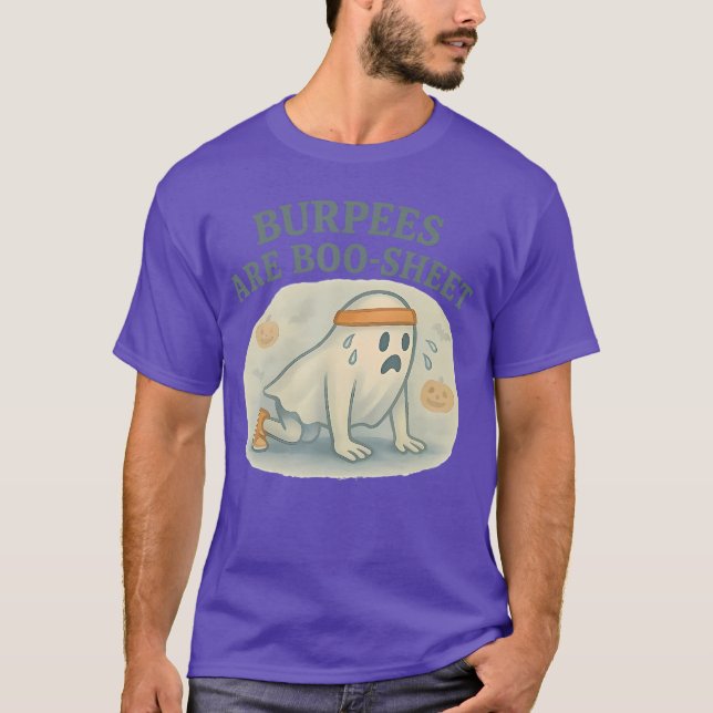 Camiseta Burpees são Boo Sheet (Frente)