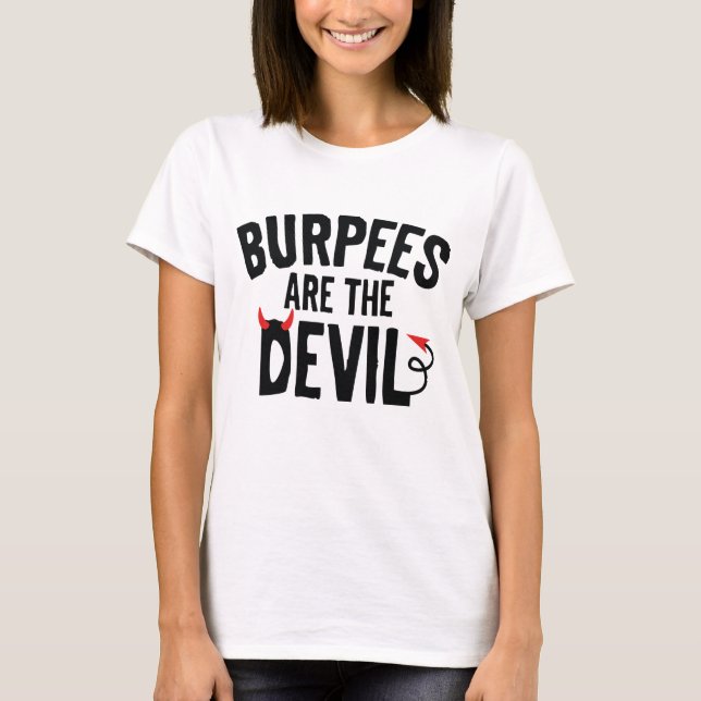 Camiseta Burpees São o Diabo (Frente)