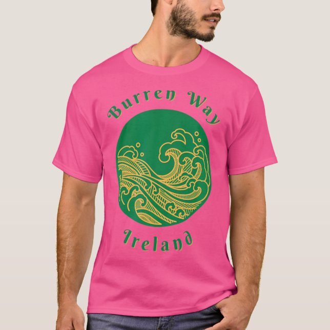 Camiseta Burren Way Ireland Trails Dingle Way Beara Way Hik (Frente)