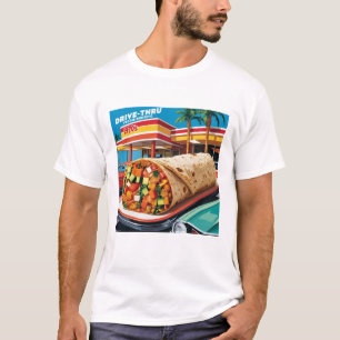 Camiseta Burrito de Los Angeles nos anos 70