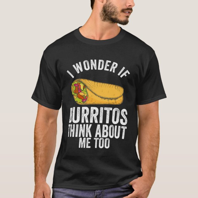 Camiseta Burrito  Mexican Food for A Burrito Themed Party (Frente)