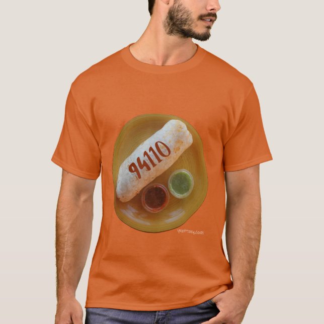 Camiseta Burrito no distrito de Missão | São Francisco 9411 (Frente)